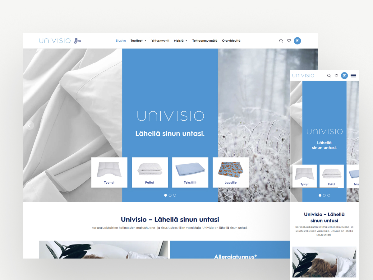 Univision nettisivut
